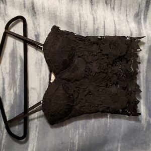 Black Lace Tanktop